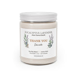 Thank You Candle - Personalized Scented Soy Wax Candle