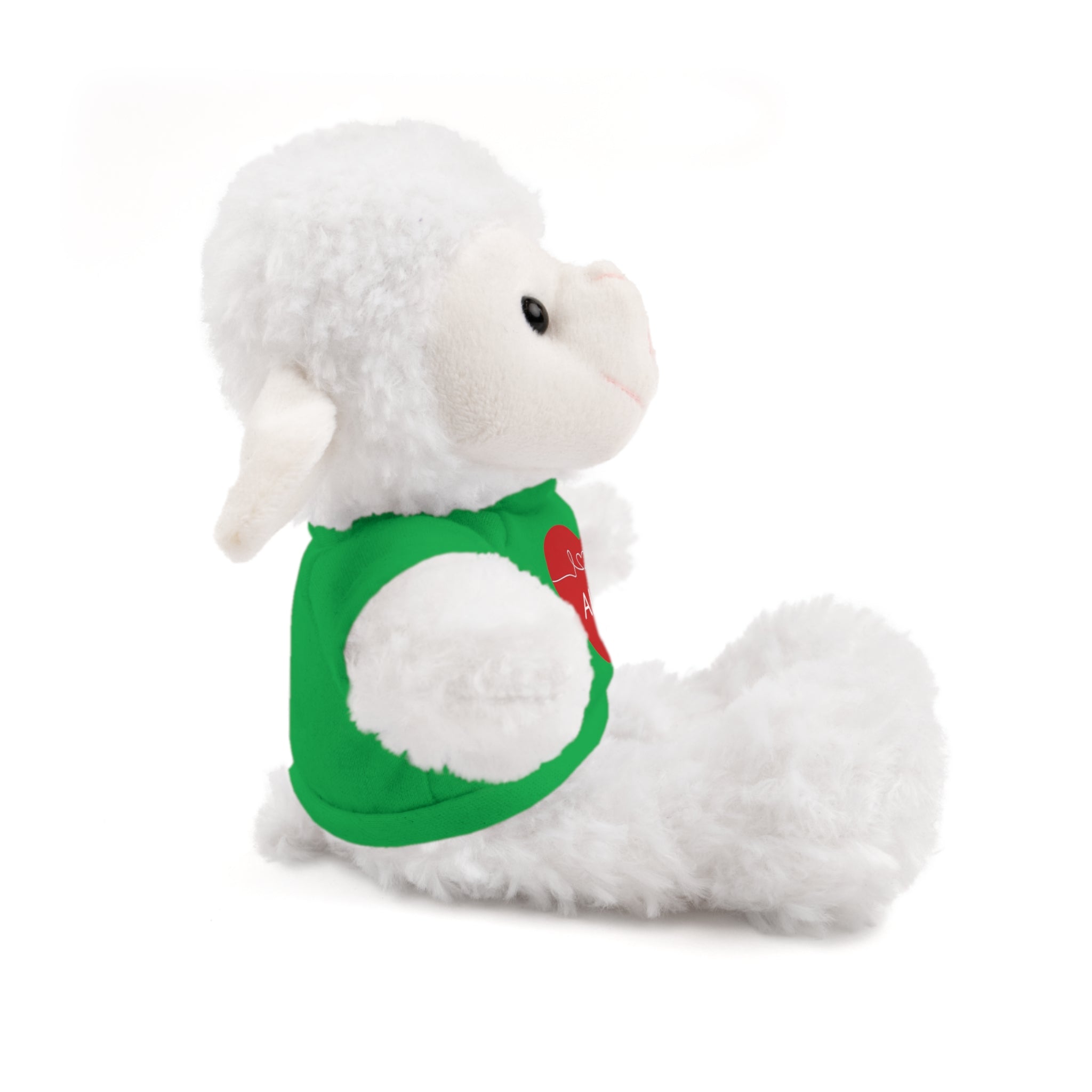 Personalized Heart Plush Animals