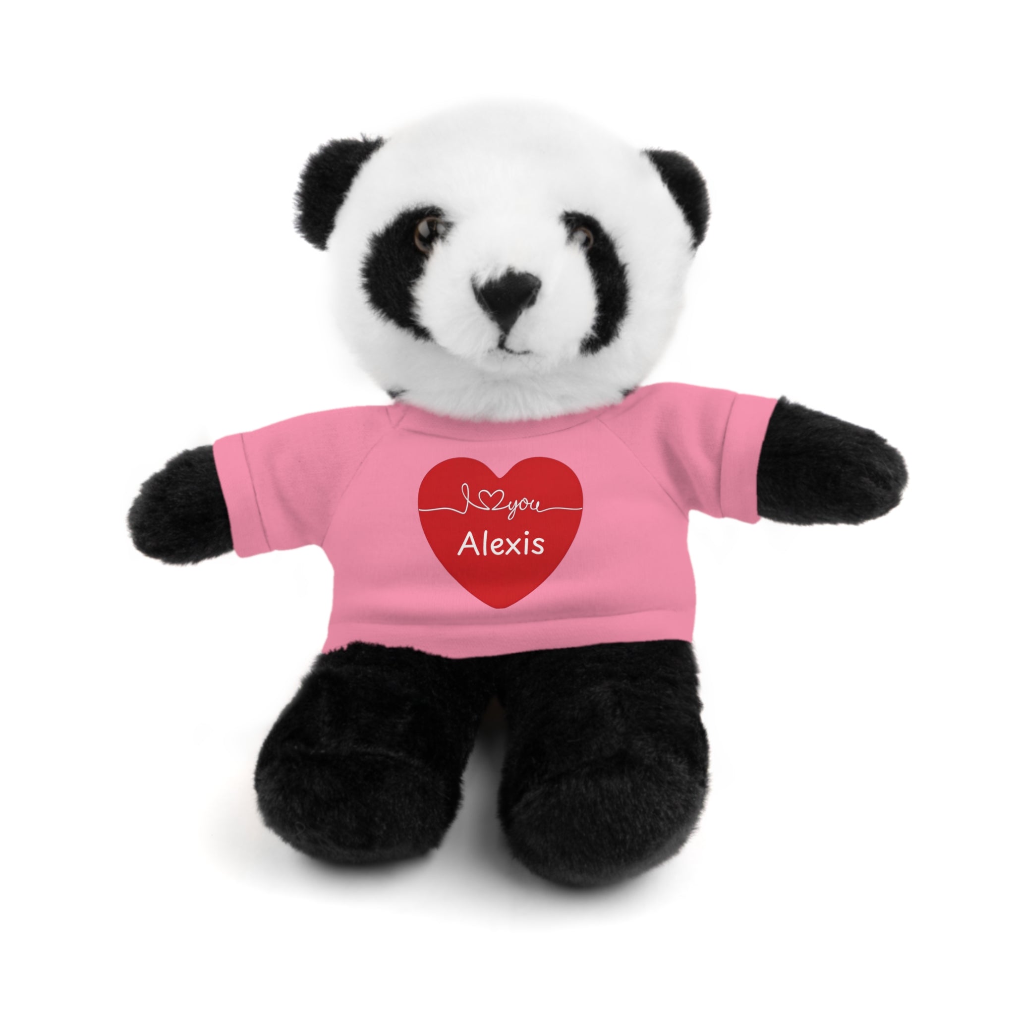 Personalized Heart Plush Animals