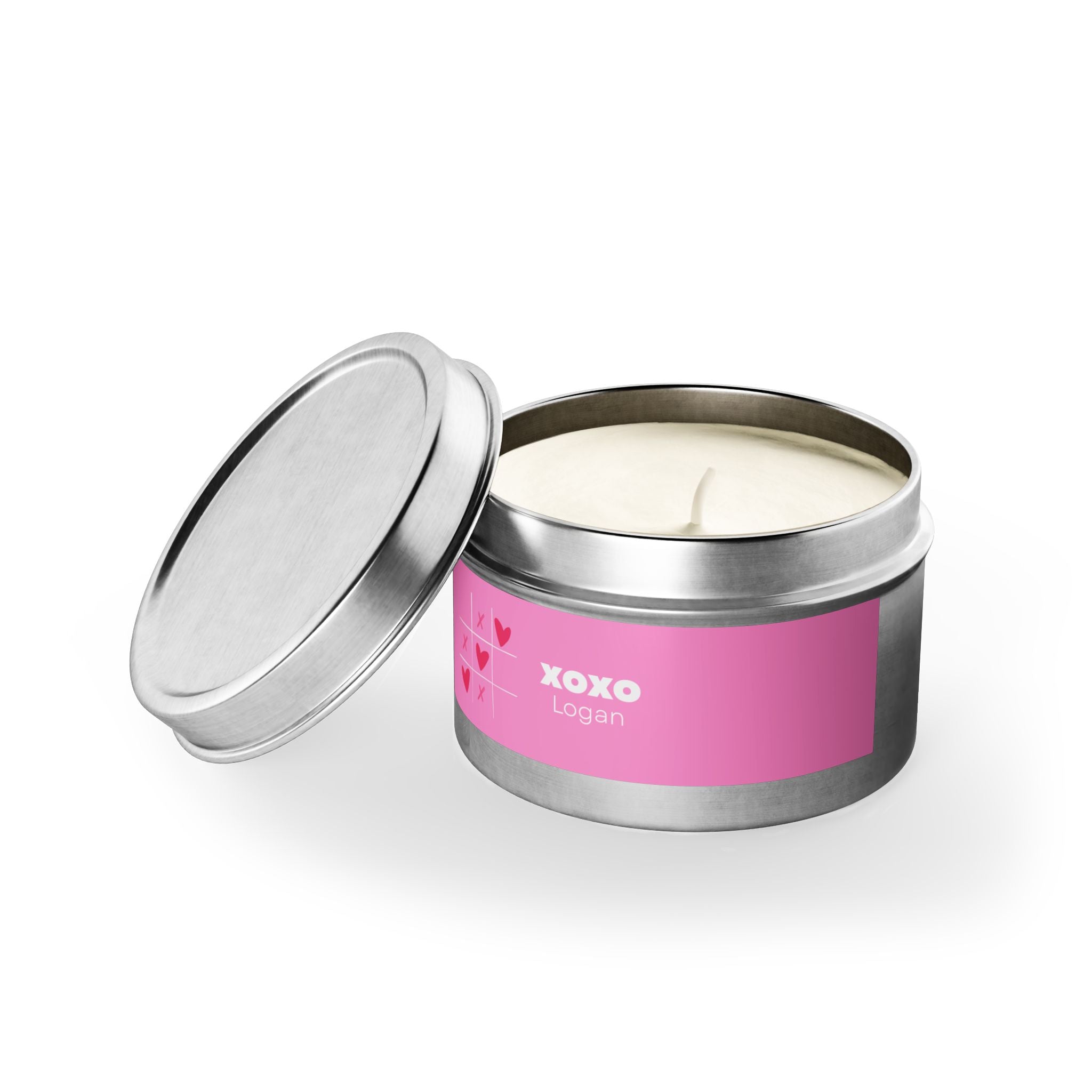 XOXO Scented Tin Candle