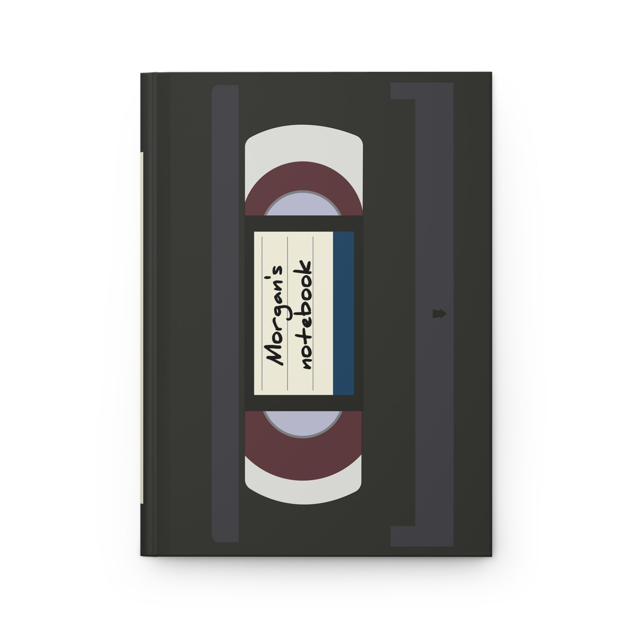 Personalized Retro VHS Tape Notebook