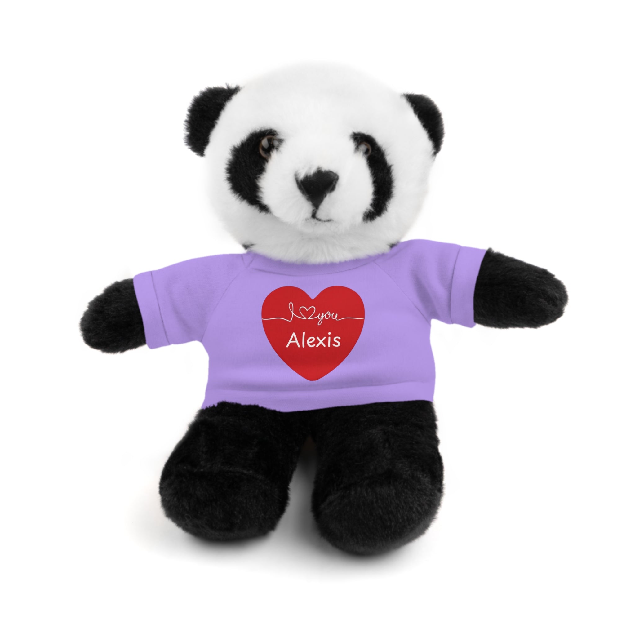 Personalized Heart Plush Animals