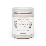 Thank You Candle - Personalized Scented Soy Wax Candle