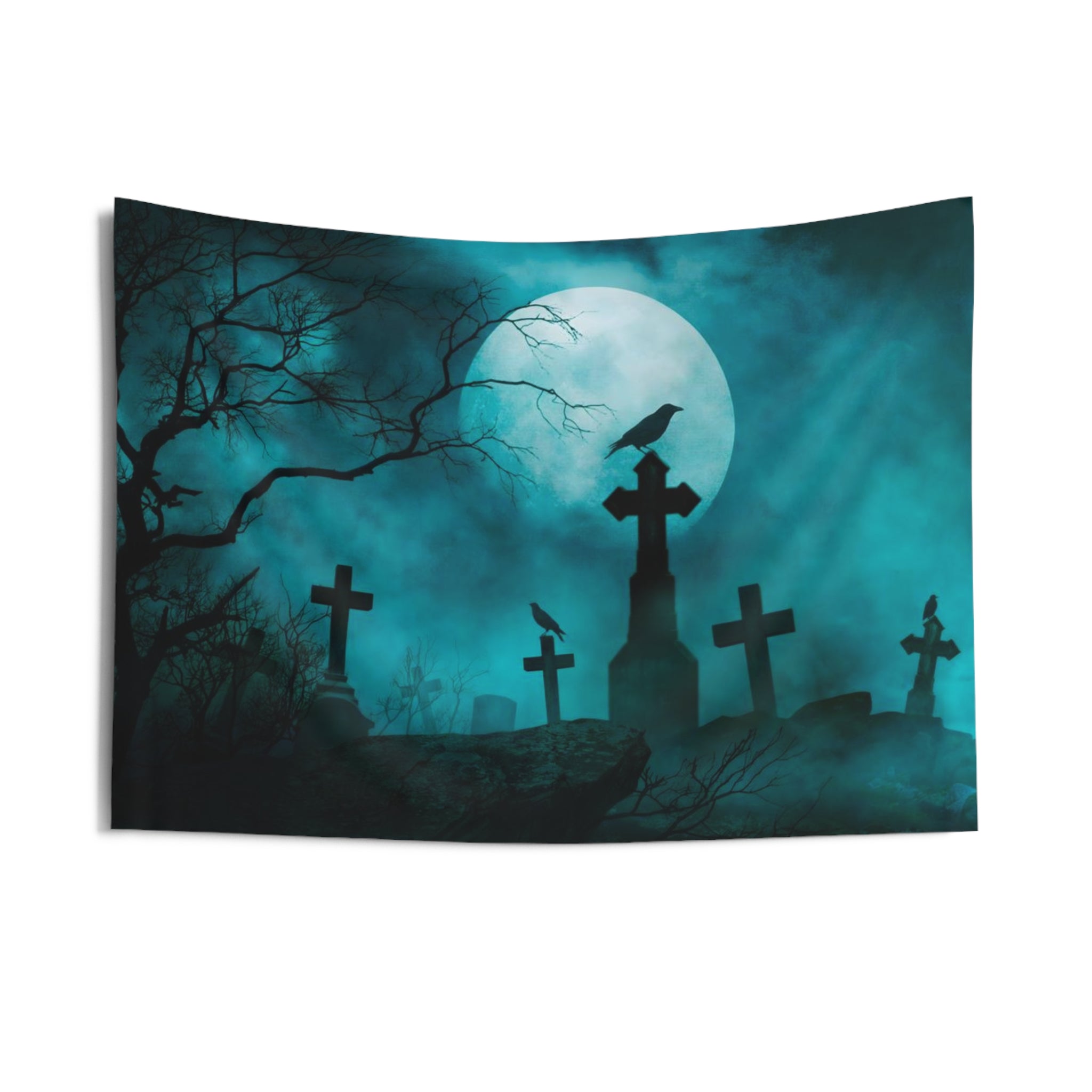 Moonlit Mystery Indoor Wall Tapestry