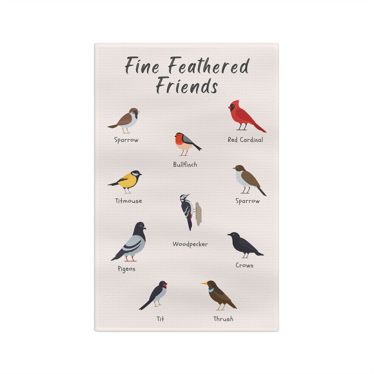 Fine Feathered Friends Kitchen Towel