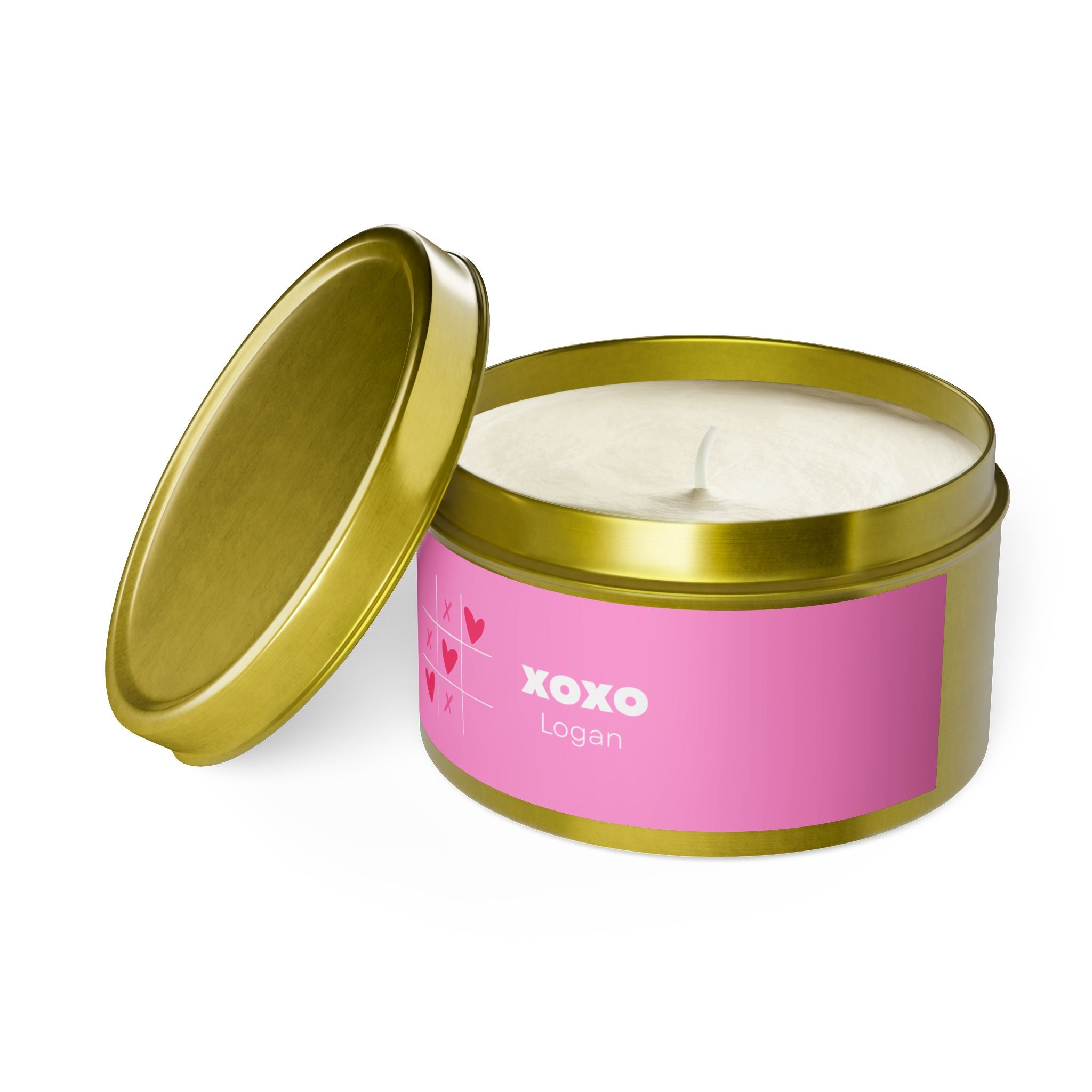 XOXO Scented Tin Candle