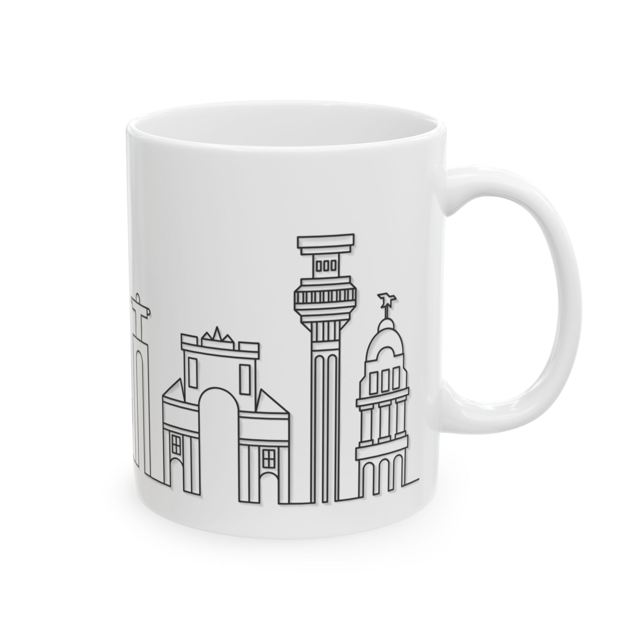 Lisbon Skyline Mug