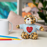 Personalized Heart Plush Animals