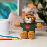 Personalized Heart Plush Animals