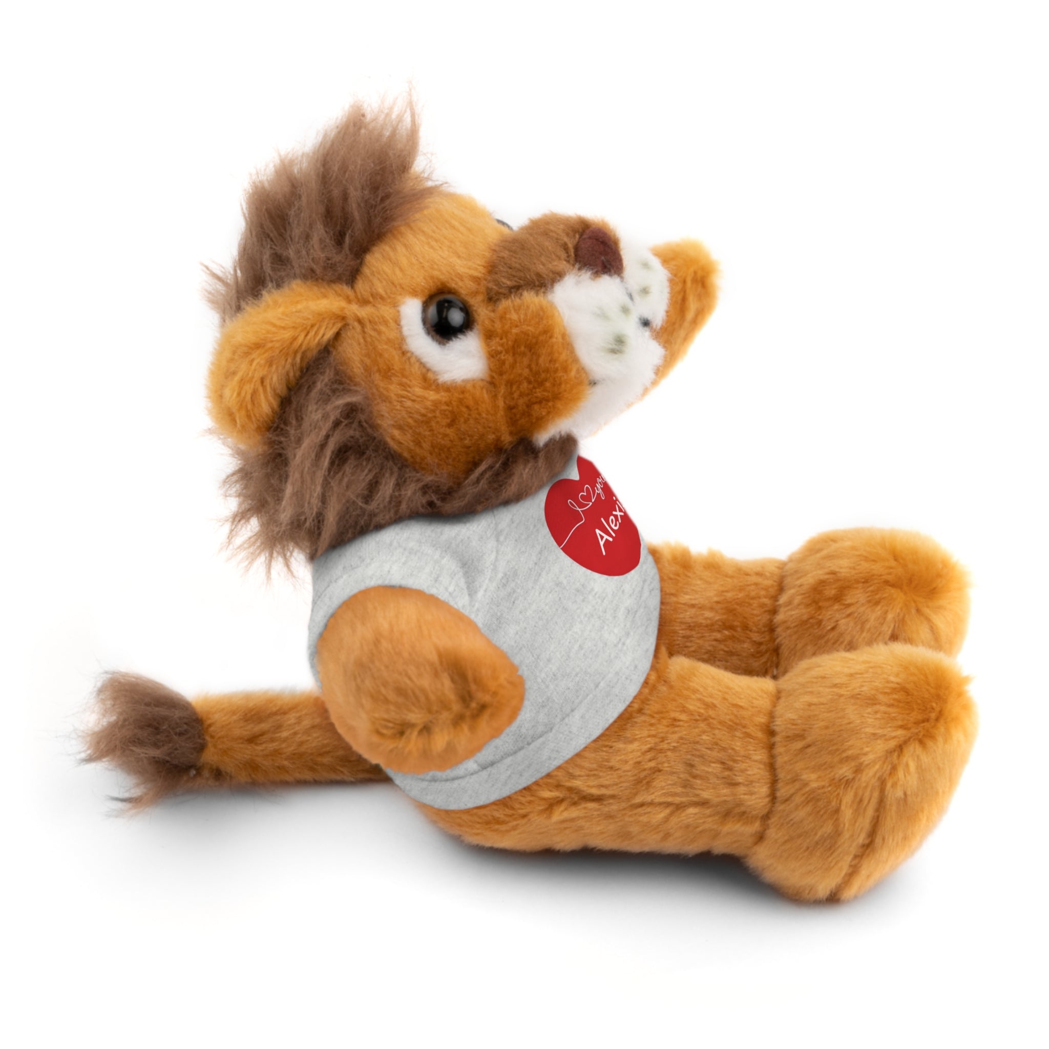 Personalized Heart Plush Animals