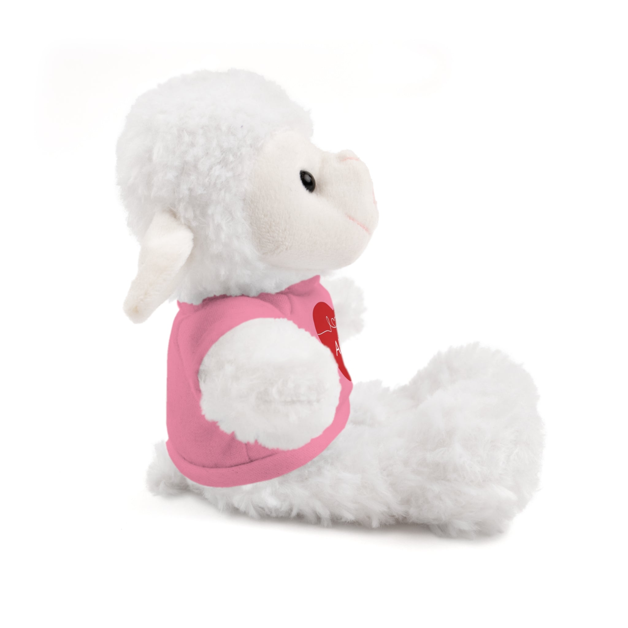 Personalized Heart Plush Animals