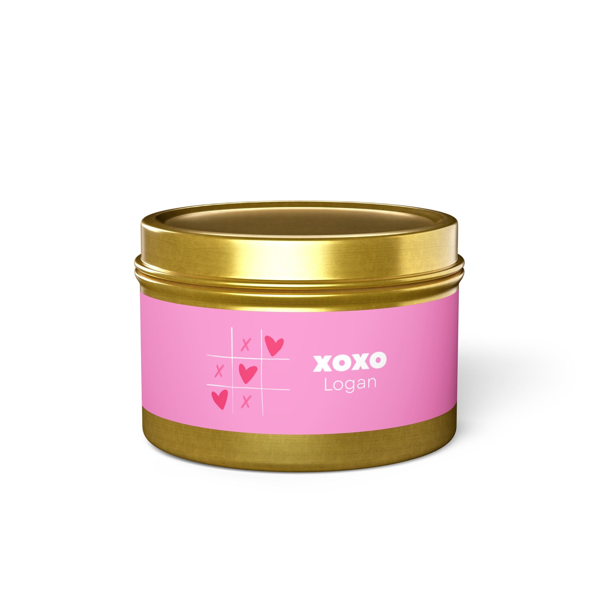 XOXO Scented Tin Candle