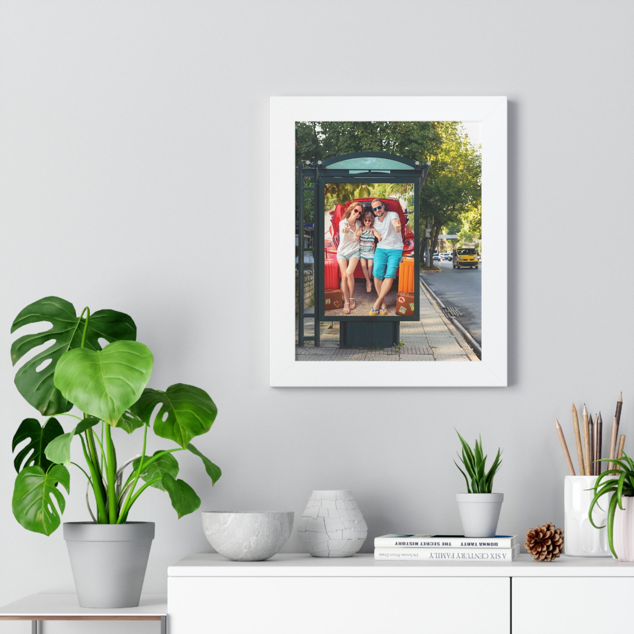 Personalized Bus Stop Billboard Poster