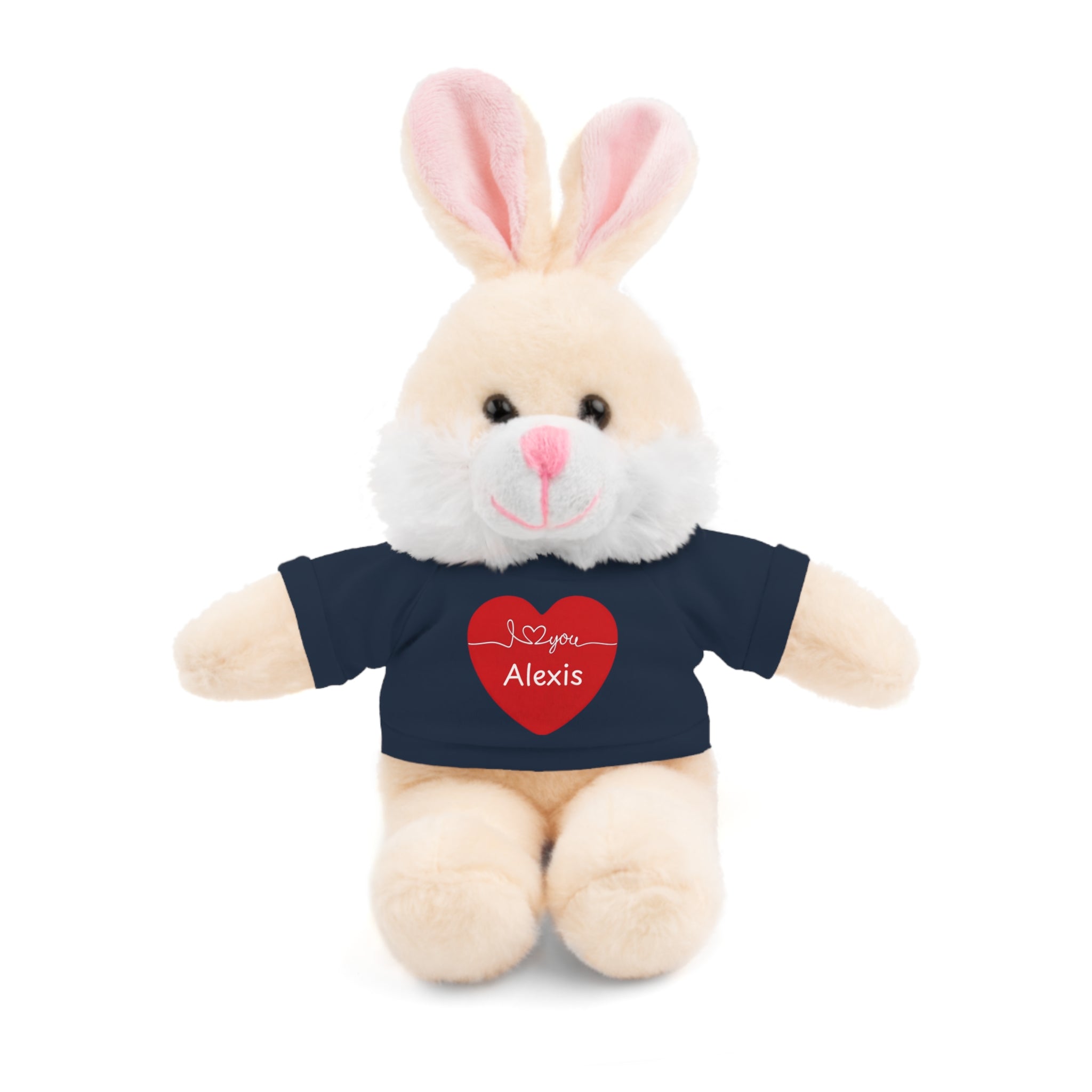 Personalized Heart Plush Animals