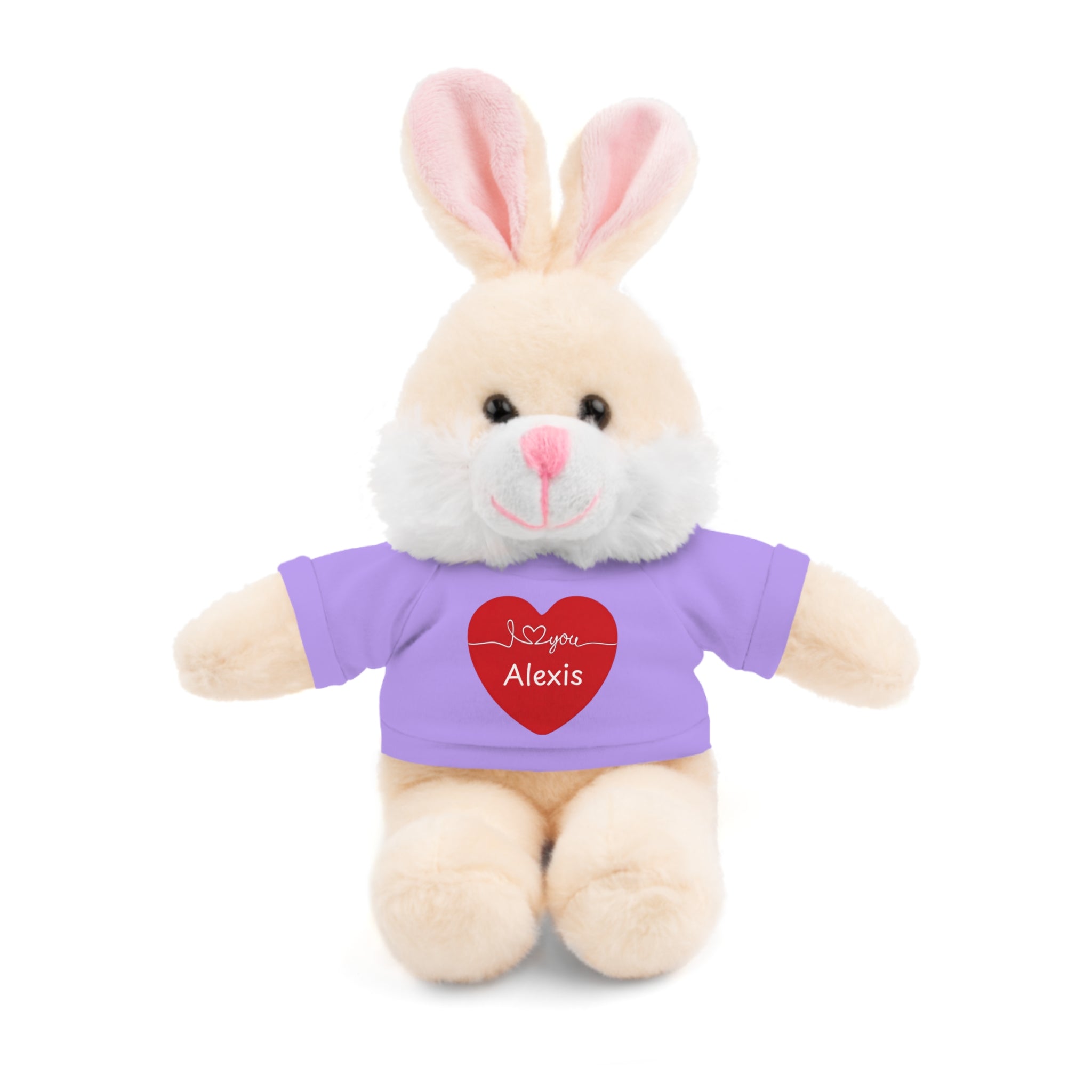 Personalized Heart Plush Animals