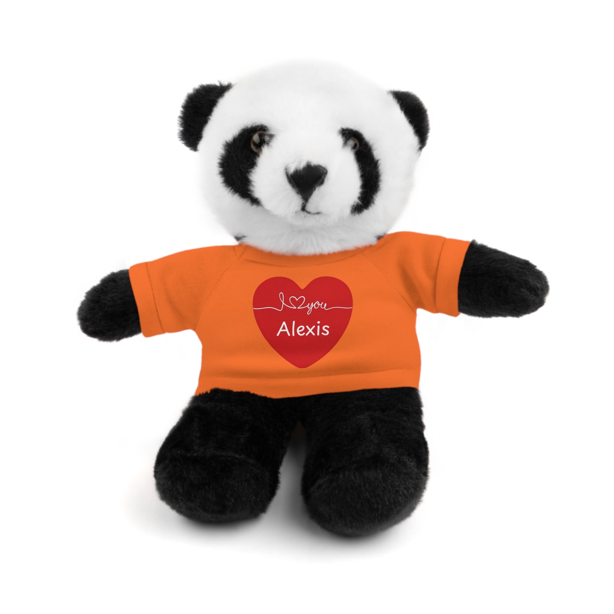 Personalized Heart Plush Animals