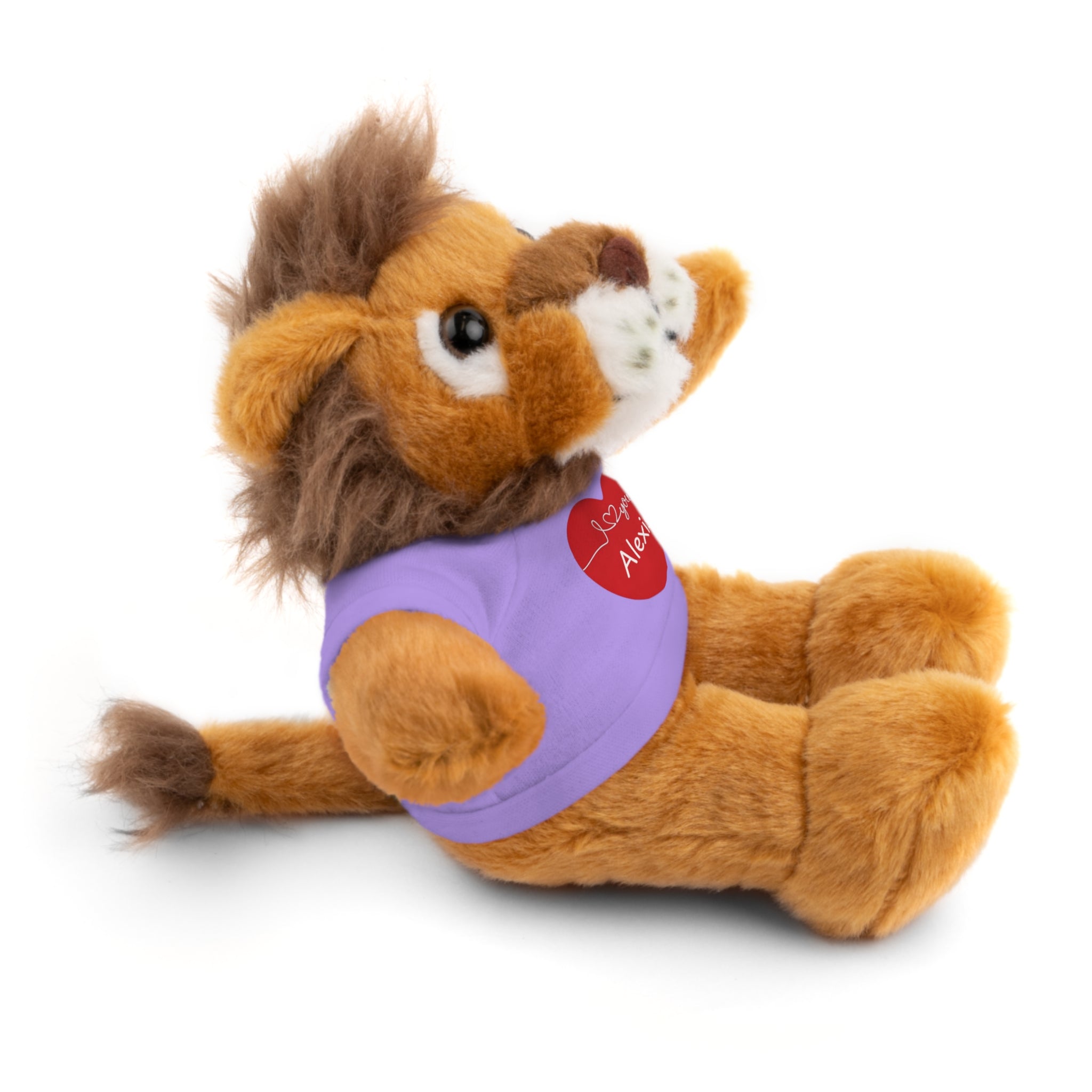Personalized Heart Plush Animals