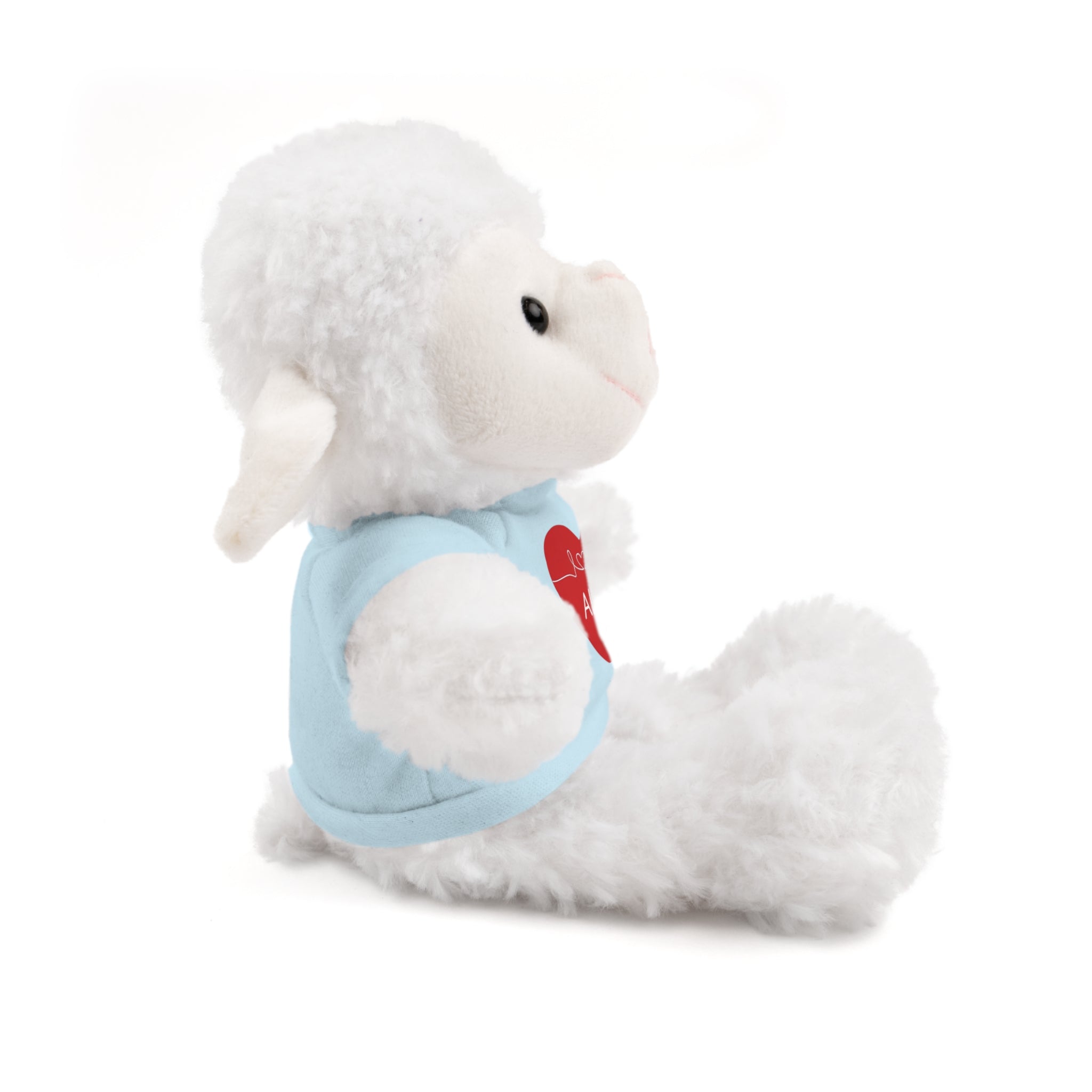 Personalized Heart Plush Animals