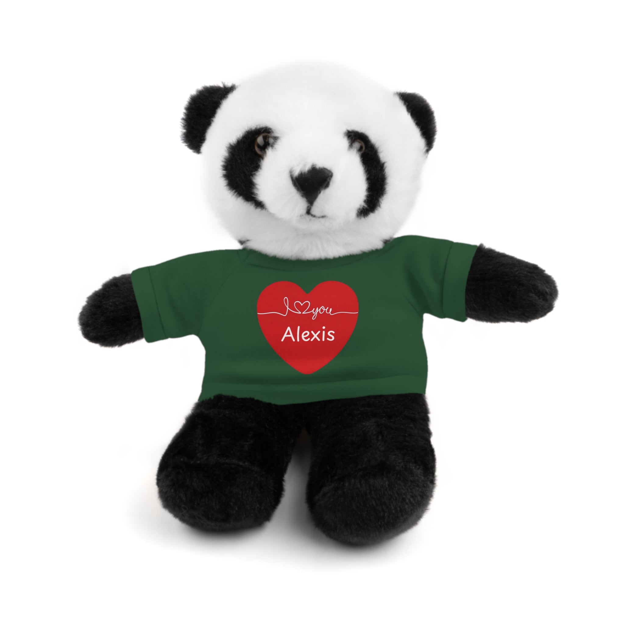 Personalized Heart Plush Animals