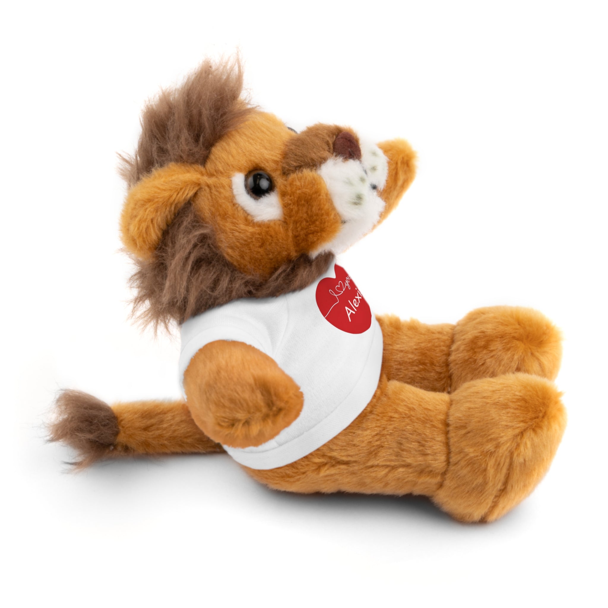 Personalized Heart Plush Animals