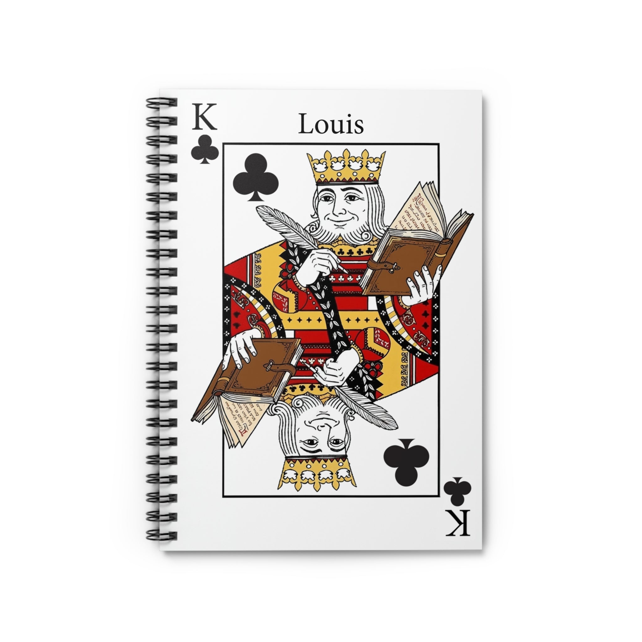Personalized King of Clubs Notebook