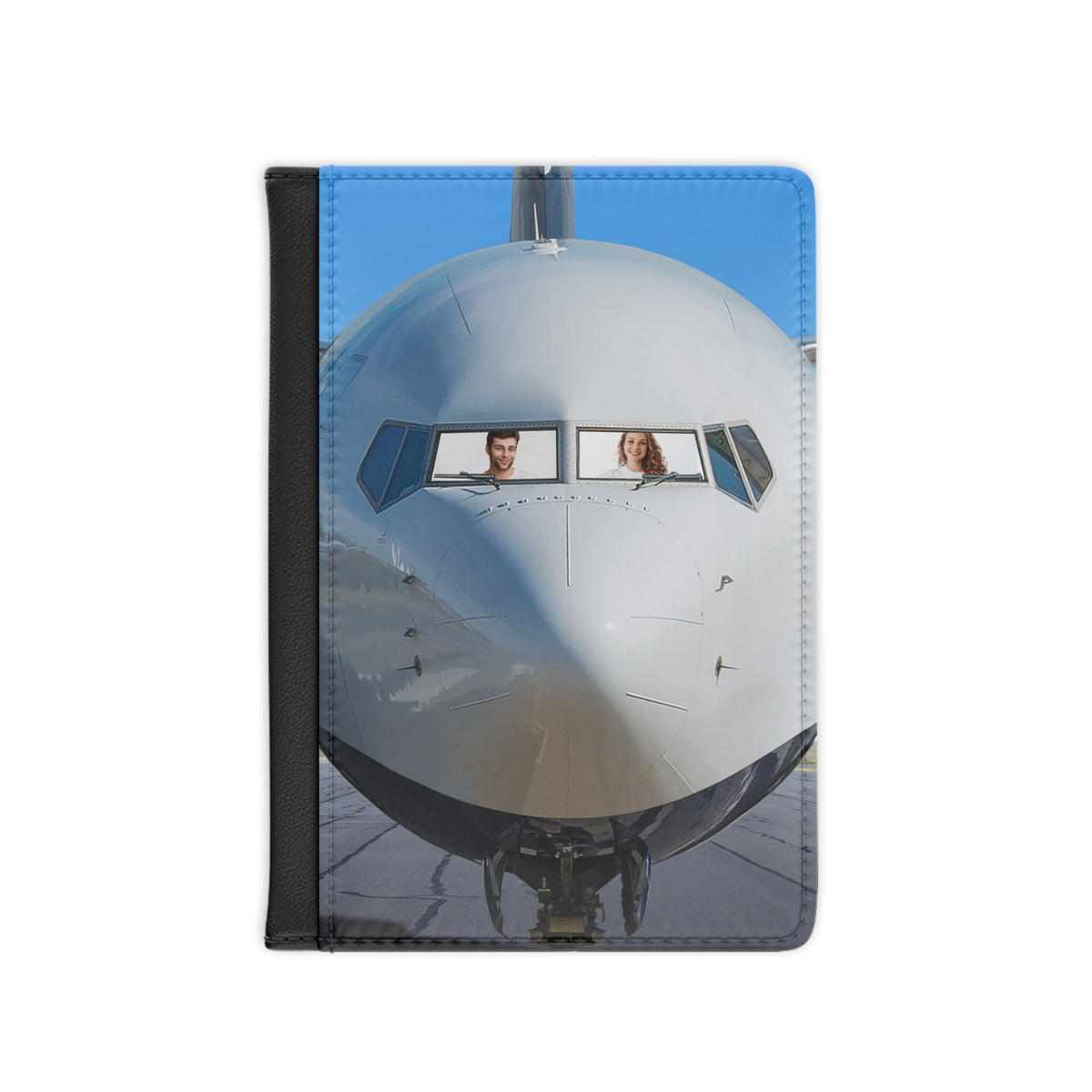 Personalized Airplane Passport Cover Wallet