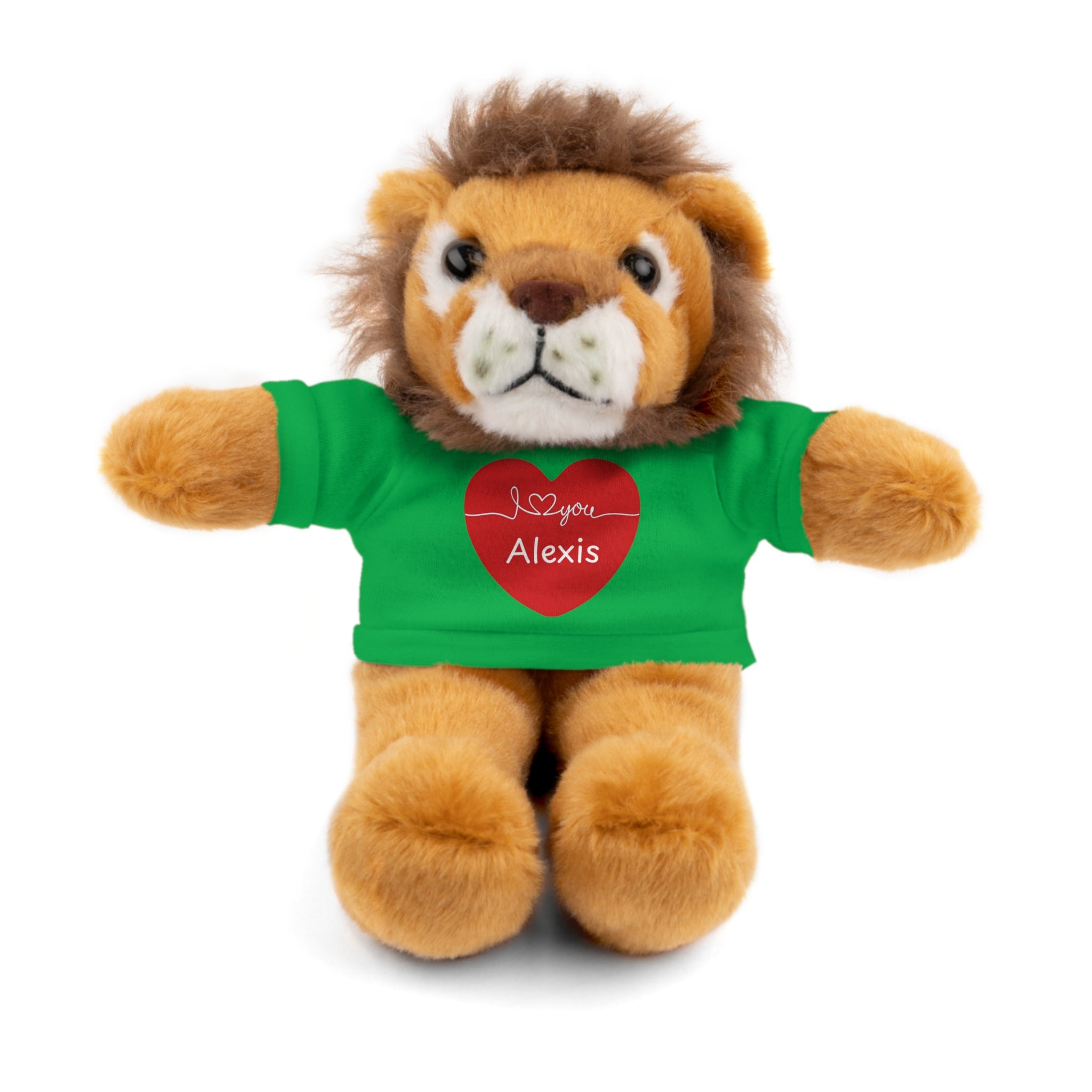 Personalized Heart Plush Animals