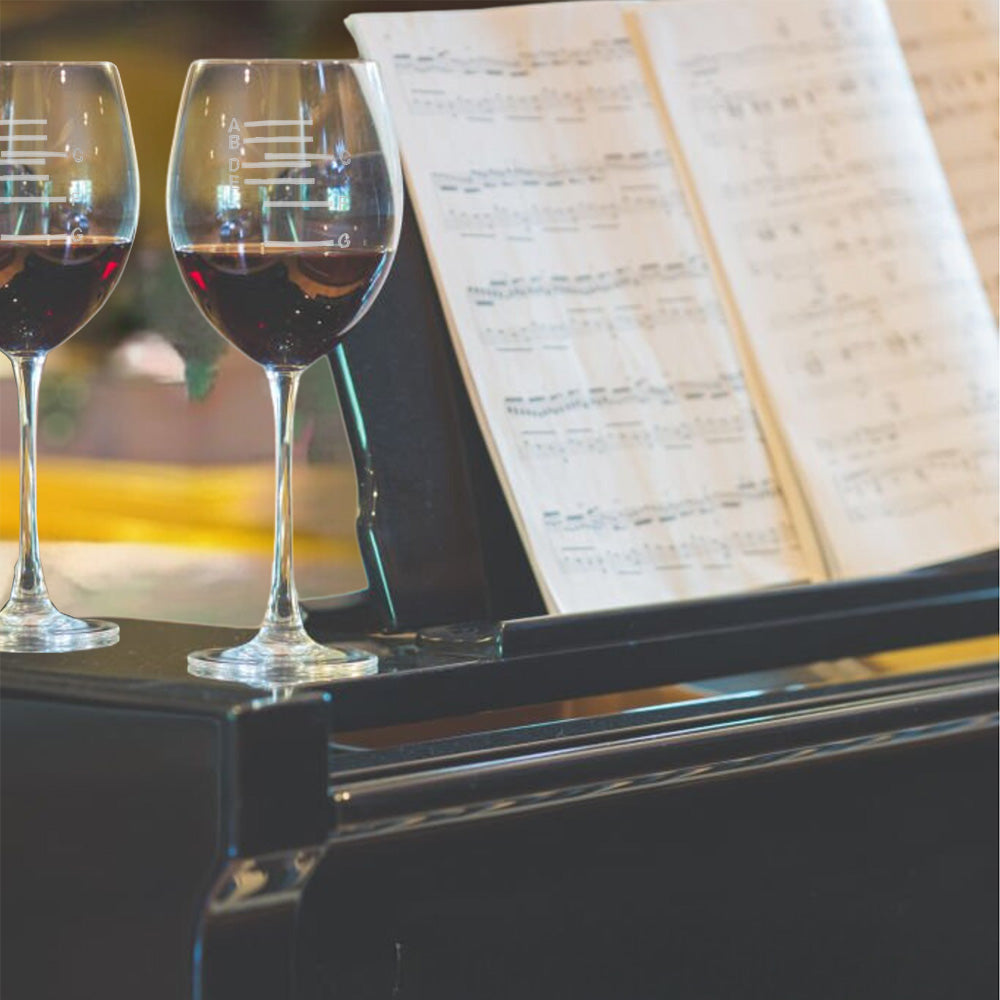 Musical Wine Glasses Set of 2