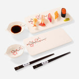 Japanese Sushi Plate Set for 2