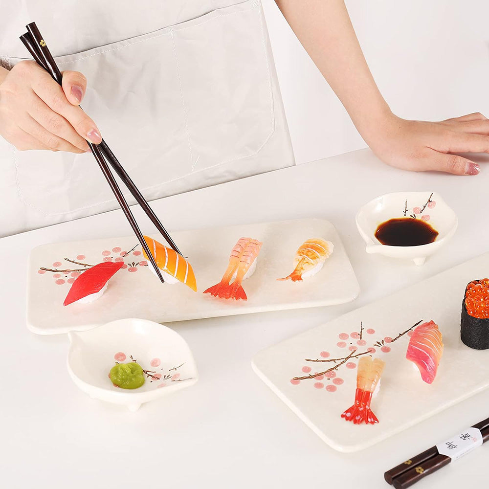 Japanese Sushi Plate Set for 2