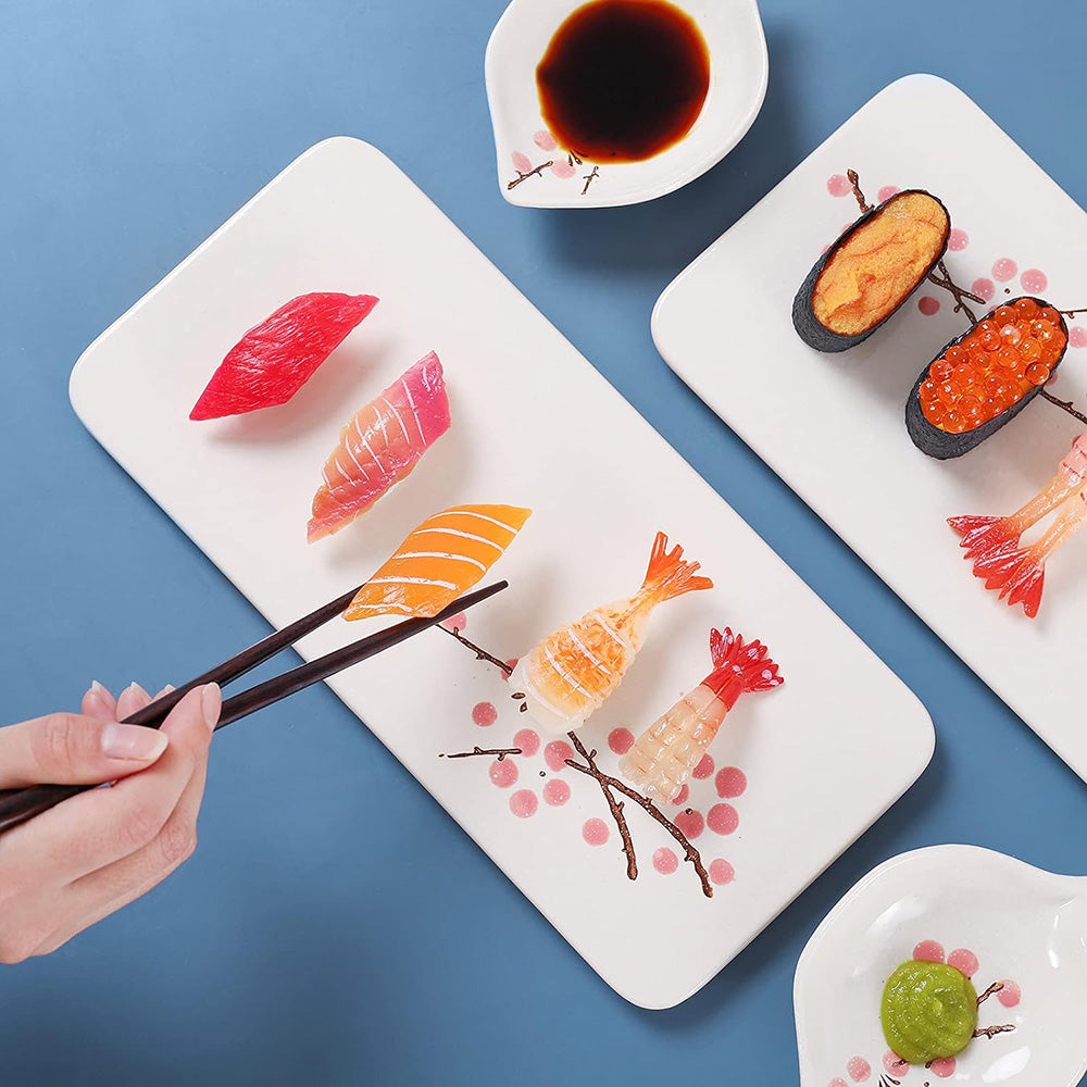 Japanese Sushi Plate Set for 2