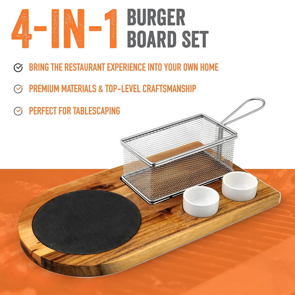 4-IN-1 Burger Serving Set