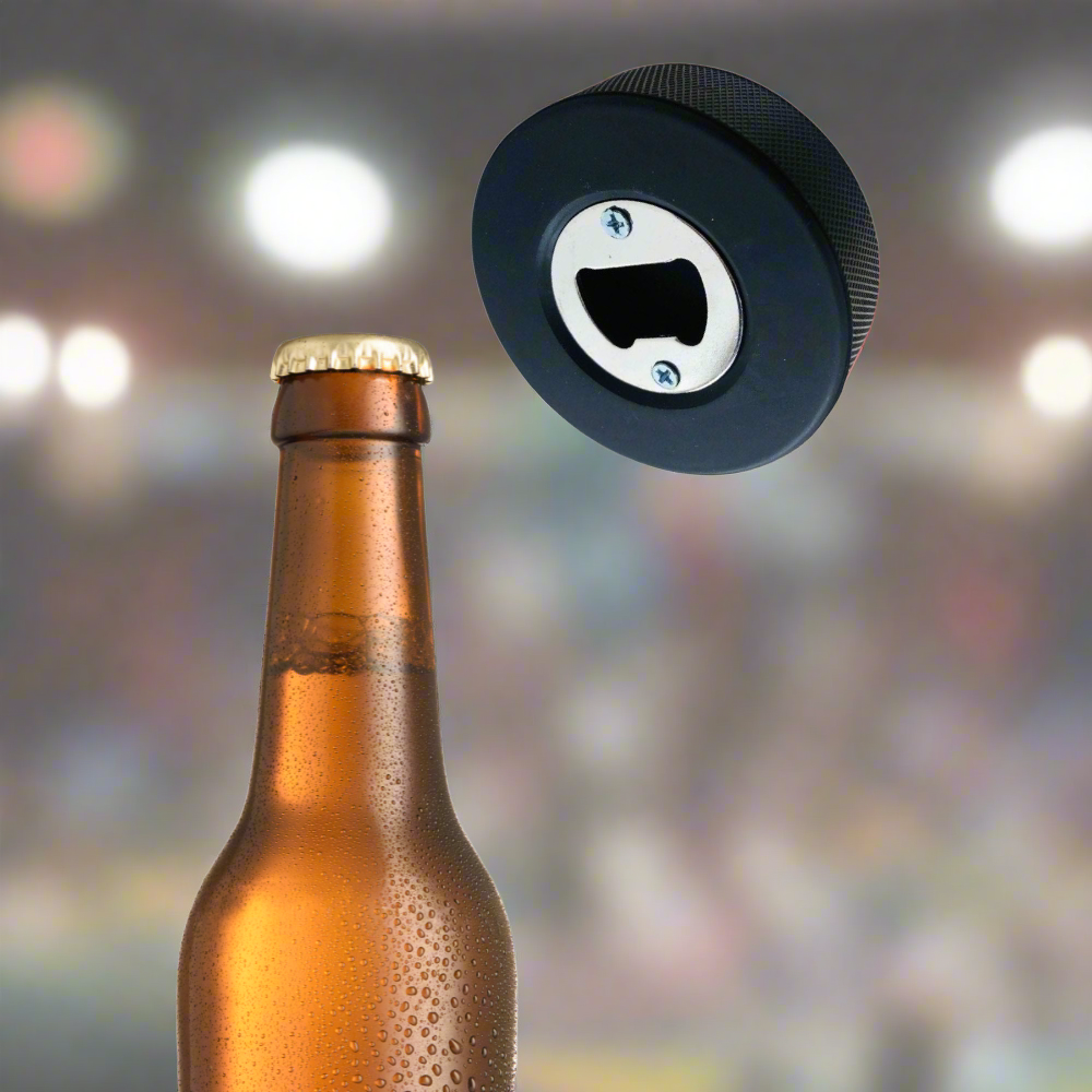 Hockey Puck Bottle Opener