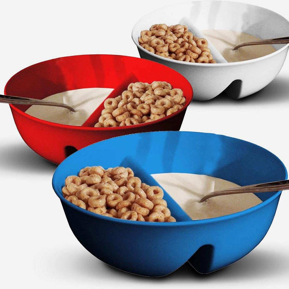 Anti-Soggy Cereal Bowl 3 Pack