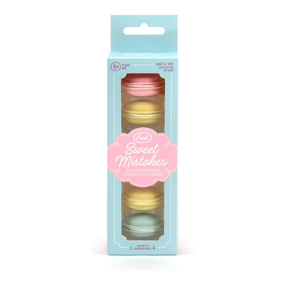 Sweet Mistakes Macaron Erasers