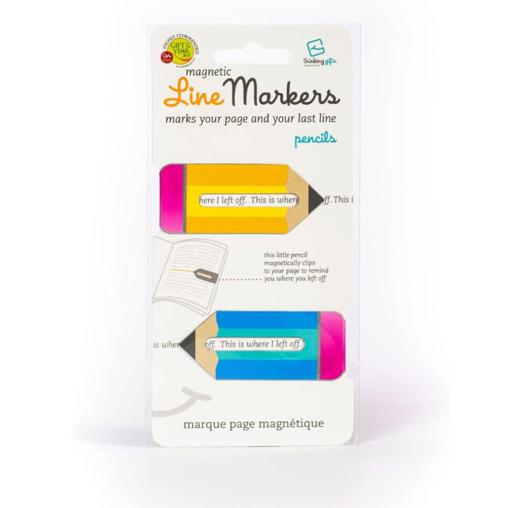 Line Markers Bookmarks - Pencils