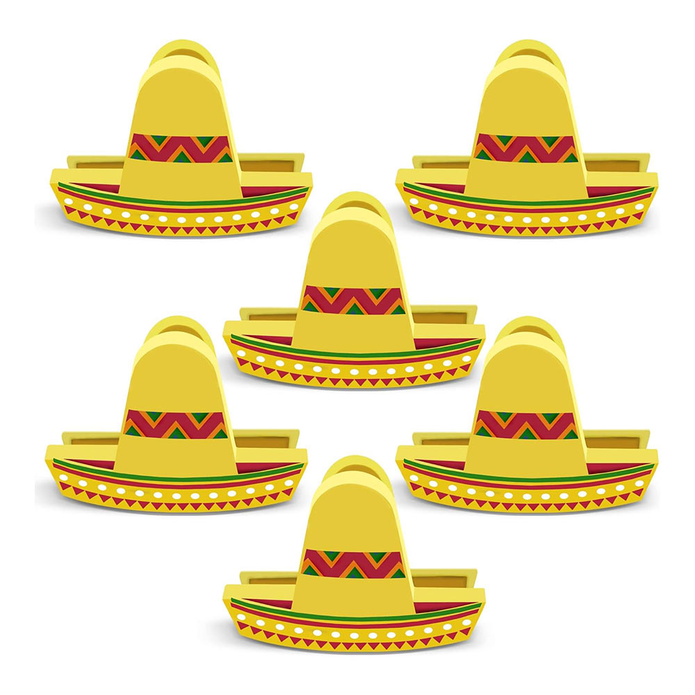 Sombrero Chip Clips Set of 6