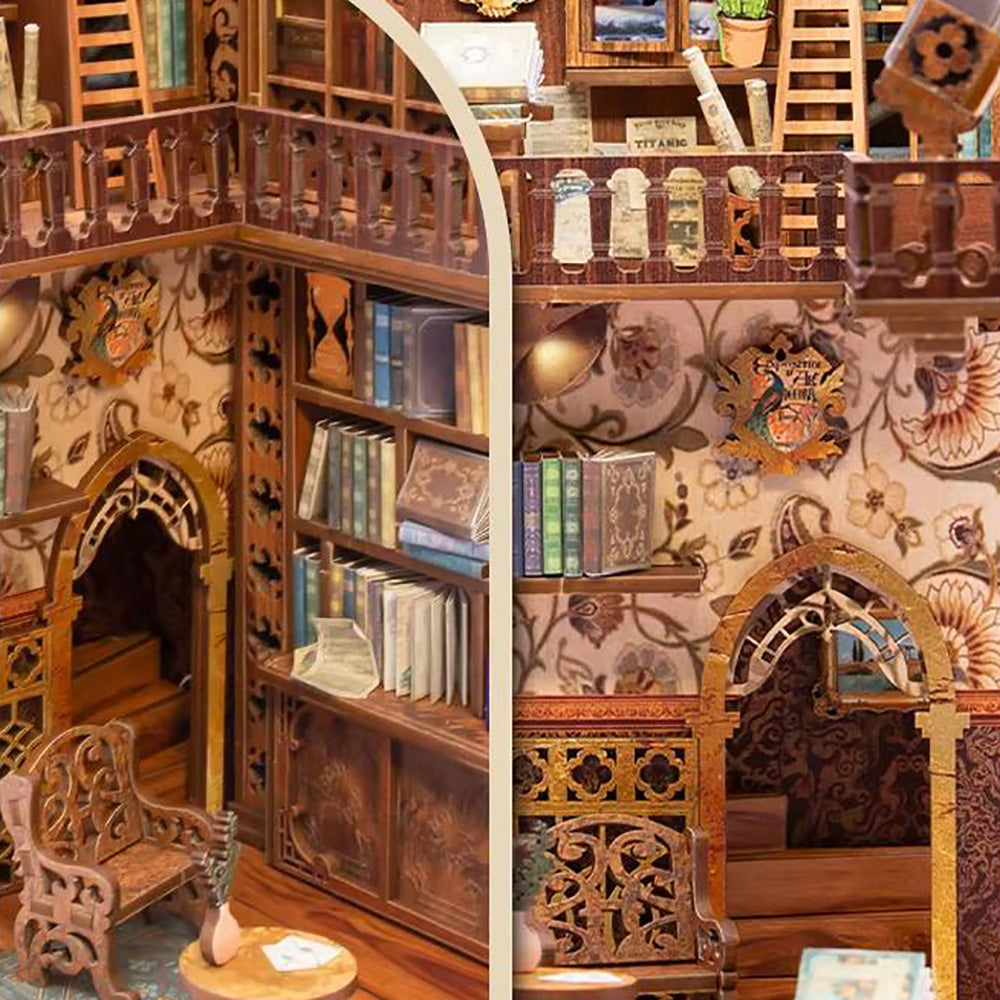 DIY Miniature Book Nook KIT - Eternal Bookstore