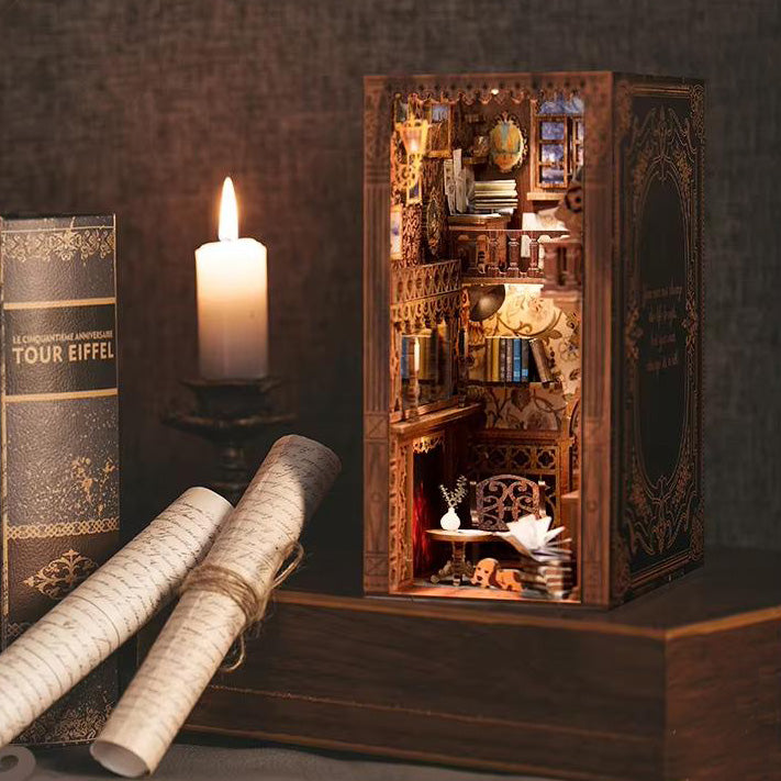 DIY Miniature Book Nook KIT - Eternal Bookstore