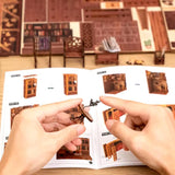 DIY Miniature Book Nook KIT - Eternal Bookstore