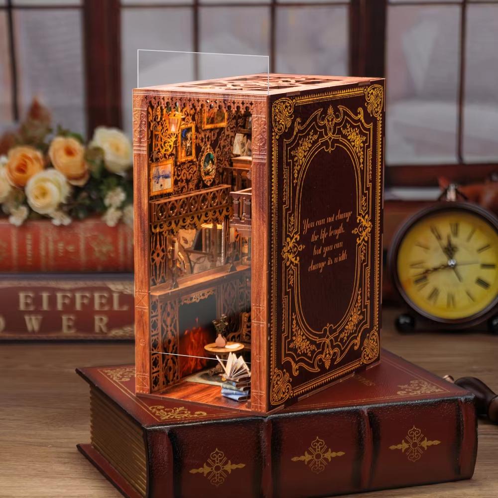 DIY Miniature Book Nook KIT - Eternal Bookstore