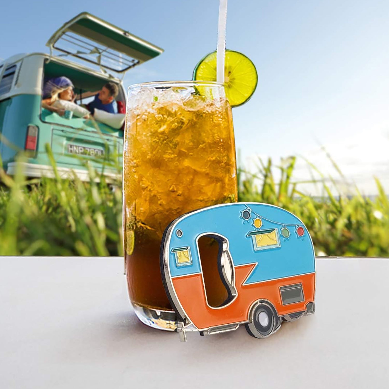 Camper Magnetic Bottle Opener