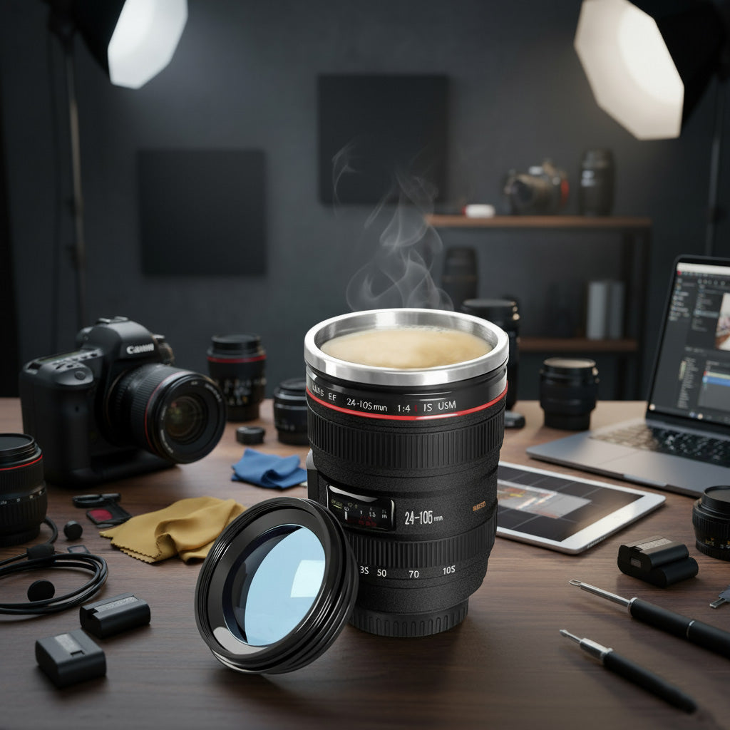 Camera Lens Coffee Mug