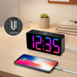 Small Digital RGB Alarm Clock