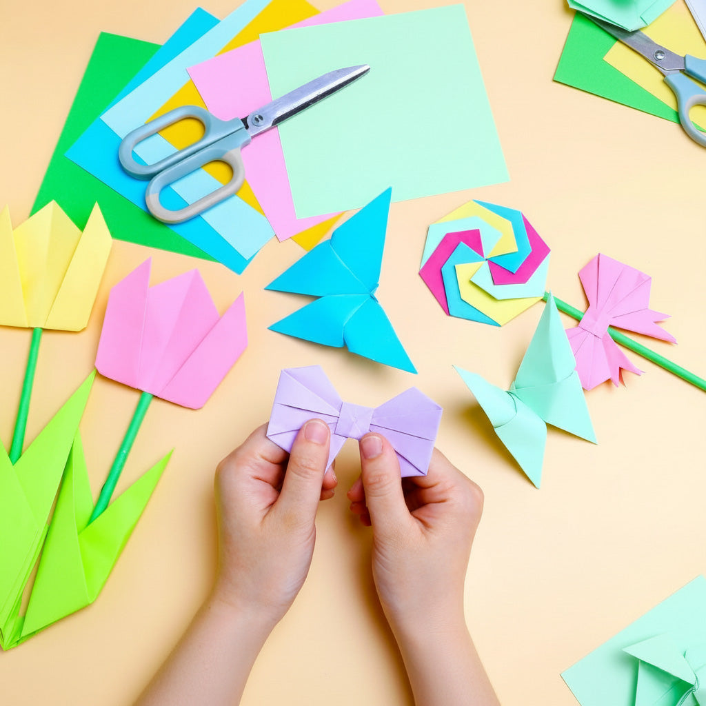 Origami Paper Kit with Guide