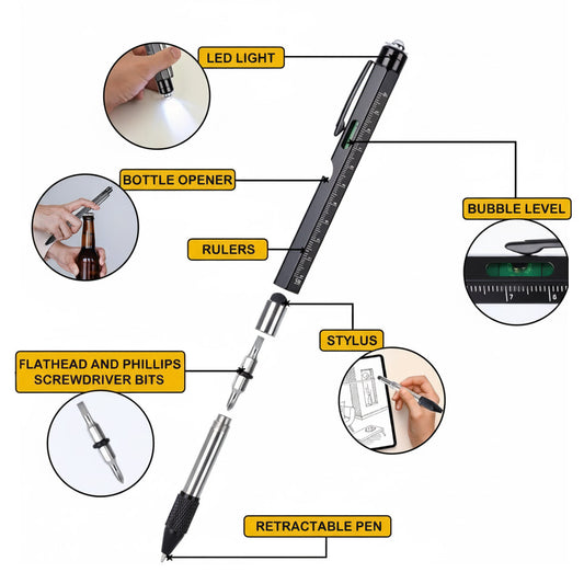 9-in-1 Multifunctional Pen Tool