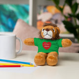 Personalized Heart Plush Animals