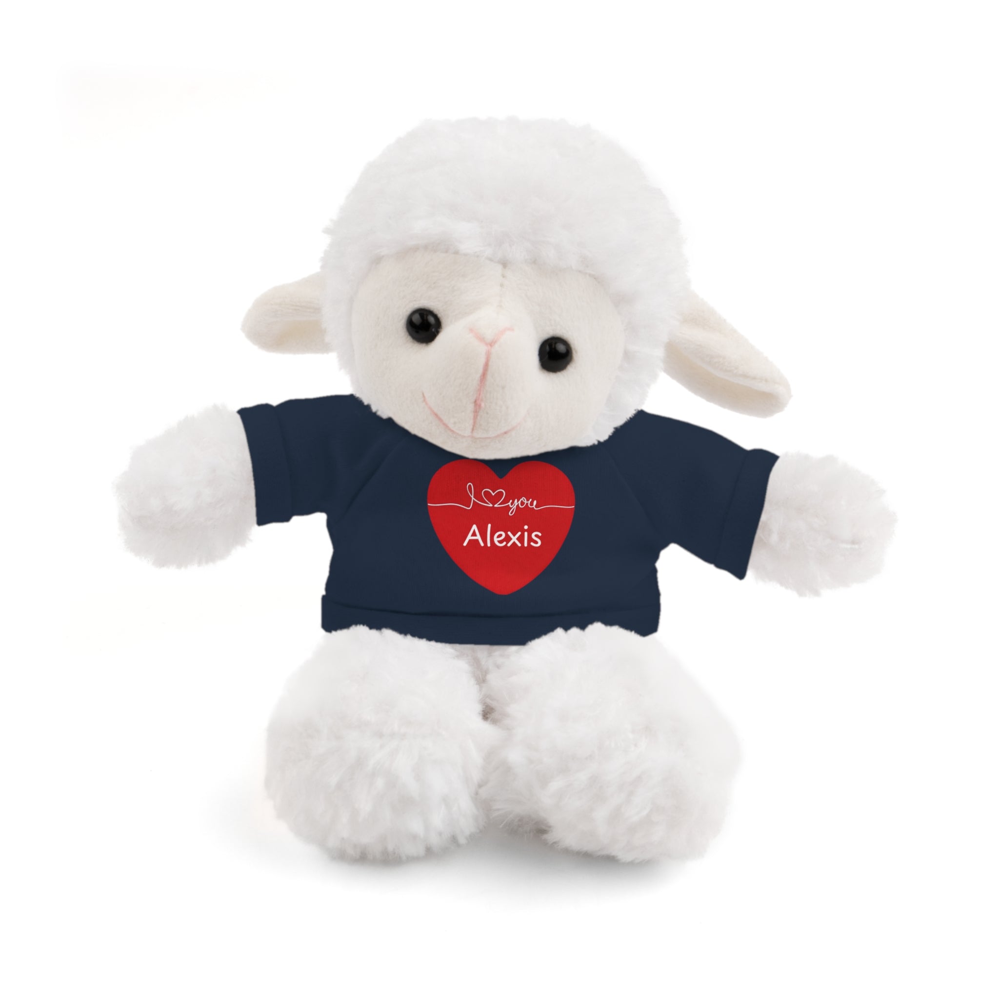 Personalized Heart Plush Animals