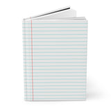 Lined Notebook Hardcover Journal