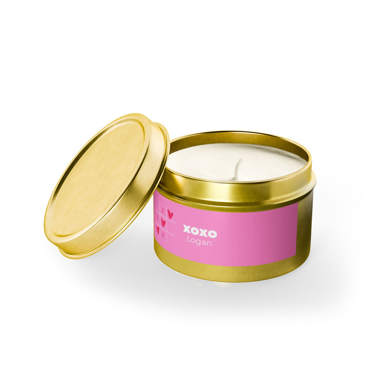 XOXO Scented Tin Candle